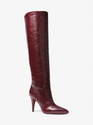 michael michael kors rosalyn leather boot|michael kors leather bootie sale.